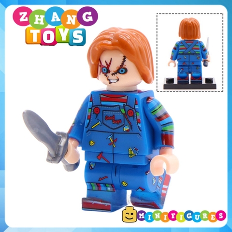 Xếp hình Halloween Michael Myers Ghostface Draven Jigsaw Jason Chucky Beetlejuice Freddy Kruger Lego Minifigures WM6075