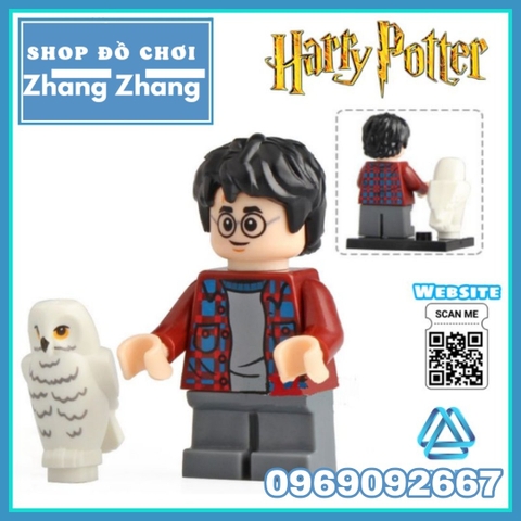 Xếp hình mô hình Harry Potter gồm Dumbledore - Hermione - Quirrell - Filch - Ron Lego Minifigures WM6047