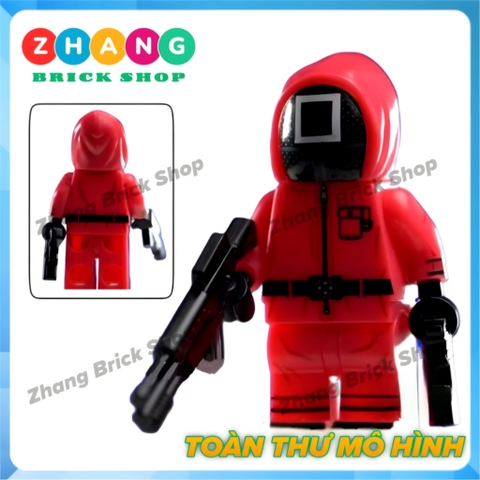 Đồ chơi xếp hình Trò chơi con mực Squid game gồm Seong Gi-hun và Kang Sae-byeok - Sang-woo - Il Nam Minifigures KDL808