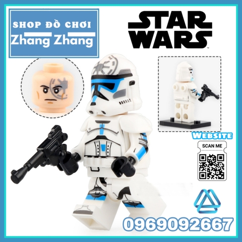 Xếp hình Star Wars Legion Coruscant Guard - Jesse - Imperial Stormtrooper Lego Minifigures Koruit KT1042