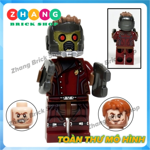 Mô hình nhân vật Star lord Ronan Rocket Raccoon Nebula Gamora Drax Becool 0175 0180 Zhang Brick Shop