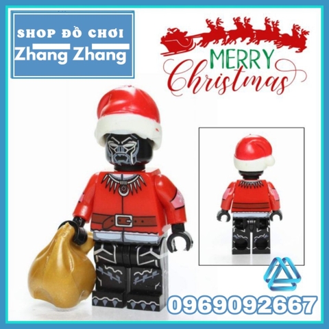 Xếp hình Giáng sinh Batgirl - Black Panther Cyclops Falcon Red Robin Flash Marry Christmas Lego Minifigures POGO PG8189