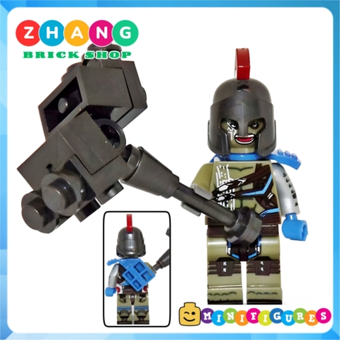 Xếp hình Hawkeye - Captain Marvel - Red She Hulk - Hulk - Spider Man Scarlet Witch Whiplash Lego Minifigures Xinh X0244