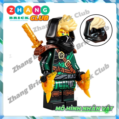 Mô hình nhân vật Ninja Dragon Rising 4 Mysterious Ronin Lloyd Zhang Brick Shop