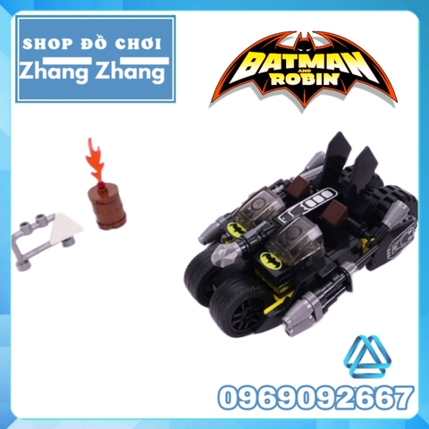 Đồ chơi Xếp hình Xe Tank của Robin phụ tá Batman trong Bat Hero Lego minifigures SY1351 MG155B