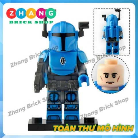 Xếp hình Star Wars Mandalorian Jango Boba Mando Fenn Rau Lego Minifigures KT1041