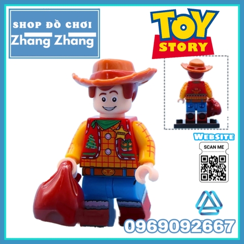 Xếp hình Toy Story Woody Buzz Lightyear Bunny LGM Stay Puft Gizmo Stripe Unicorn Mascot Lego Minifigures WM6077