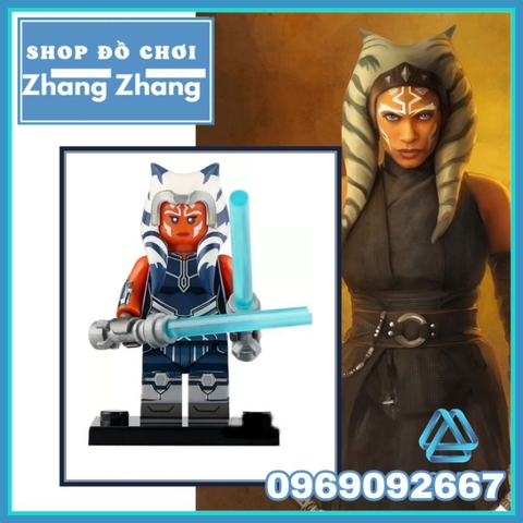 Đồ chơi xếp hình Ahsoka Tano trong Star Wars Chiến tranh giữa các vì sao Mô hình Minifigures WM2113