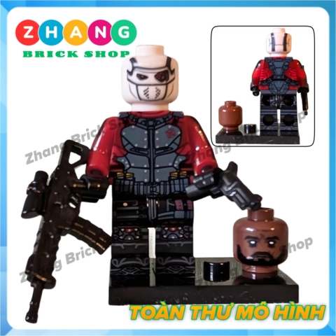 Mô hình nhân vật người dơi batman Deadshot Robin Batgirl Jeromi Valeska G0189 Zhang Brick Shop