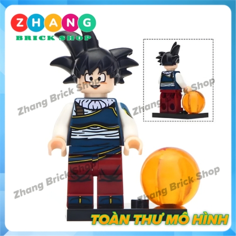 Xếp hình Dragon Ball Goku - Android 17 - Tien Shinhan - Krillin - Bardock Lego Minifigures Koruit KT1009