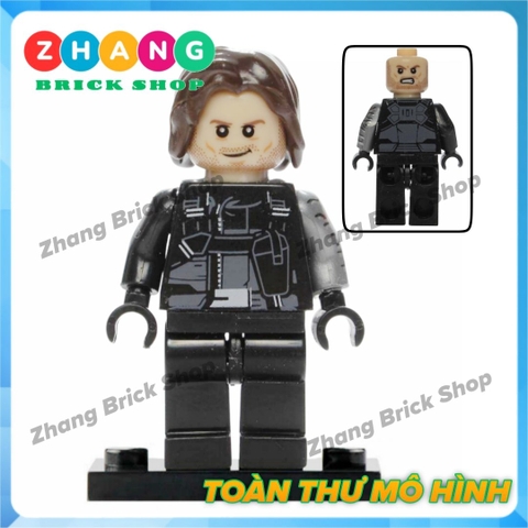 Đồ chơi xếp hình Captain America Black Panther Winter Soldier Hyperion Ms Marvel Deadshot Minifigures POGO PG8003