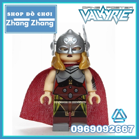 Xếp hình Lady Thor Jane Foster Thor The Darkness Marvel Lego Minifigures wm6024 wm466