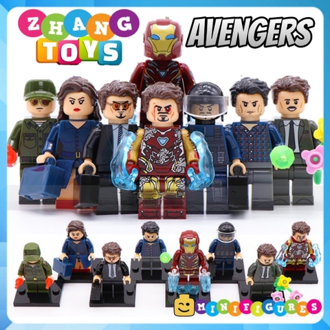 Xếp hình The Avengers Endgame Siêu anh hùng Marvel Lego Minifigures Xinh X0264