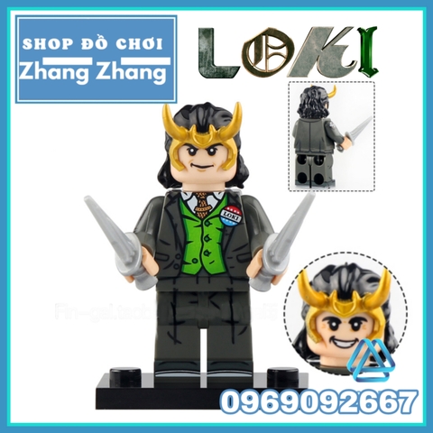 Đồ chơi xếp hình Lady Loki Tva gồm Mobius - Renslayer - Sylvie - He Who Remains Minifigures Xinh X0318
