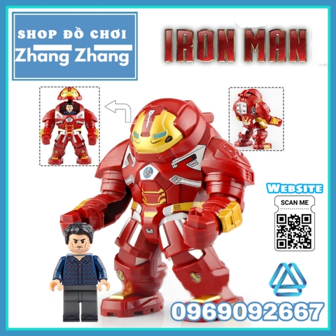 [9.8 cm] Xếp hình Hulkbuster Iron Man Tony Stark Mới nhất 2021 Lego Minifigures Xinh Xh1157 X1157