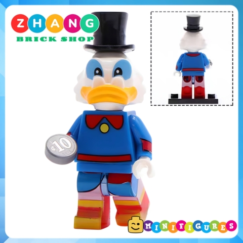 Xếp hình hoạt hình Mickey - Minnie - Louie - Deway - Mc Duck- Huey - Chip - Dale Lego Minifigures WM6066