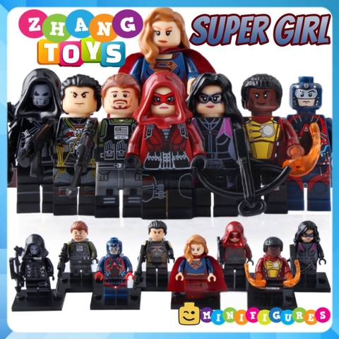 Xếp hình Super Girl Siêu anh hùng DC Comics Lego Minifigures Xinh X0179