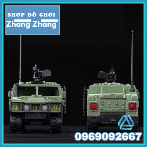 Đồ chơi Xếp hình mô hình Xe Humvee quân đội HMMWV M1114 Minifigures J773