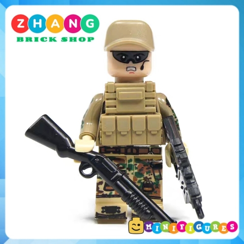Xếp hình thủy quân lục chiến Mỹ United States Marine Corps Modern War Lego Minifigures Decool 308 311