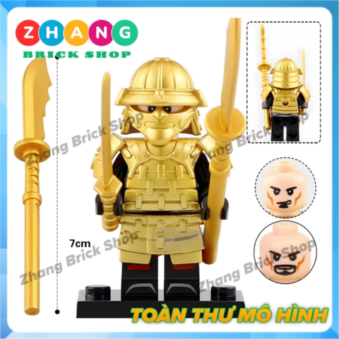 Đồ chơi Xếp hình Võ sĩ đạo cuối cùng The Last Samurai đầy đủ giáp phụ kiện đi kèm Lego Minifigures WM6090