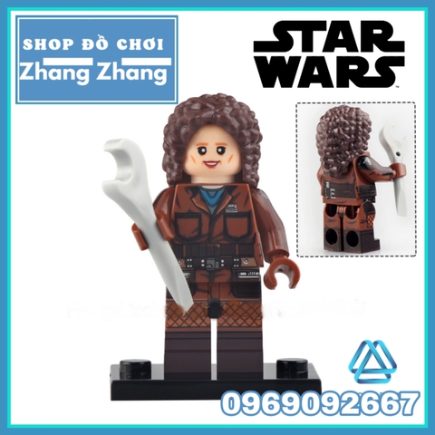 Đồ chơi xếp hình Star Wars gồm Peli Motto - Fennec Shard - Boba Fett - Greef Karga - Jango Fett Minifigures WM6122