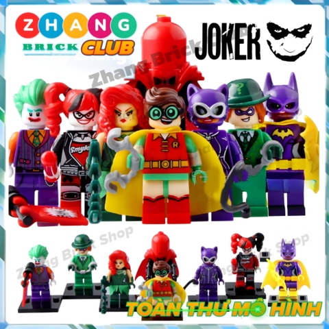 Xếp hình Robin và băng đảng Joker Lego Minifigures Xinh X0152