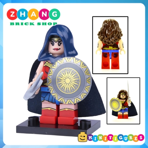 Xếp hình Jutice League Bathero - Flash - Aquaman - Wonder Woman - Cyborg - Superman Lego Minifigures Decool 0282 0287