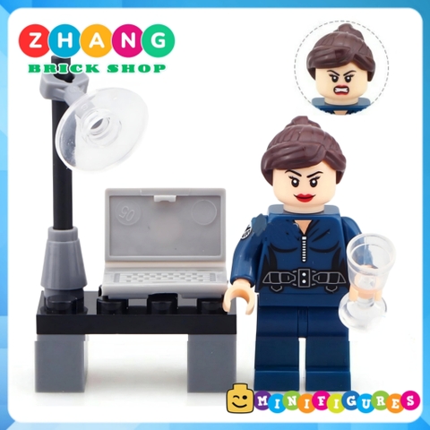 Đồ chơi Xếp hình Avengers Captain America Hulk Nick Fury Hawkeye Ironman Thor Black Widow Maria Hill Minifigures SY619