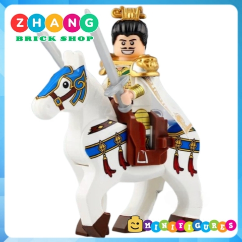 Xếp hình ngựa chiến tam quốc Đích Lô của Lưu Bị mới nhất 2020 Lego Minifigures Xinh XH1583 x1583