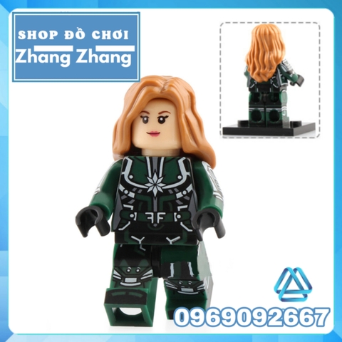 Xếp hình Siêu anh hùng Captain Marvel Zuri Baron Erik Selvig Ant-Man Wasp Iron Man Ghost Lego Minifigures Xinh X0197