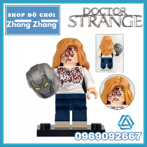 Đồ chơi xếp hình Doctor Strange Black Bolt - Mr Fantastic - Captain Marvel - Clea America Chavez Minifigures Xinh X0338