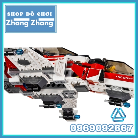 [552 hình] Xếp hình Cuộc chiến phi thuyền Avenjet Thanos Hyperion The Avengers Infinity War Lego Minifigures Decool 7120