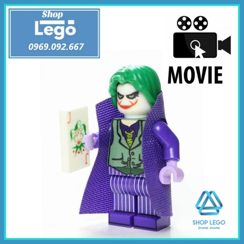 Xếp hình Joker cùng penguin - Scarecrow - Agent 13 - Toyman - Al Pacino Lego Minifigures POGO PG8144