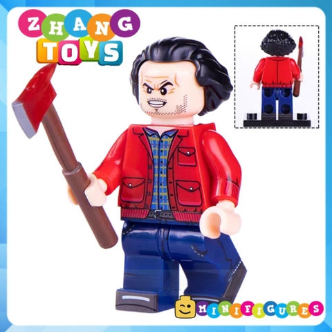 Xếp hình Jack Torrance Chainsaw Killer - Jason - Sam Elvira Twisty the Clown Pyramid Head Nurse Lego Minifigures WM6101