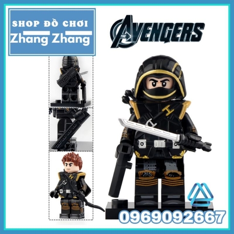 Xếp hình Hawkeye Ronin mới nhất 2021 trong Avengers Endgame Lego Minifigures V002