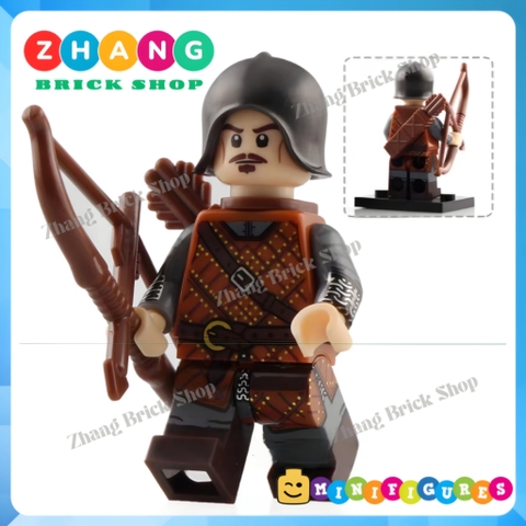Đồ chơi xếp hình Game of Thrones gồm Eddard Stark - Jory Cassel - Hallis Mollen mô hình Minifigures XP042 047