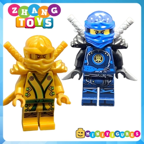 Đồ chơi xếp hình Ninjago Kai Nya Jay Cole Zane Lloyd tặng kèm Golder Ninja Minifigures KSZ716
