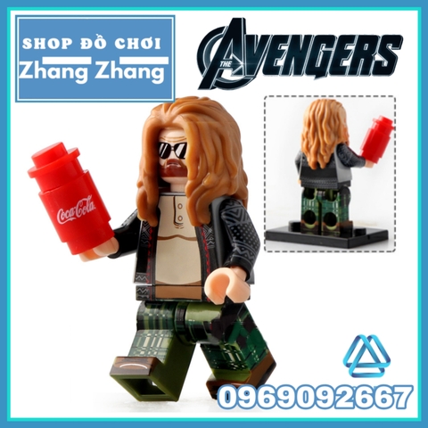 Xếp hình Avengers End Game Captain Marvel Spider-Man Pepper Thor Thanos America Rocket Racoon Lego Minifigures WM6061