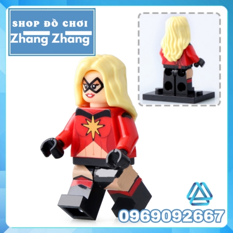 Xếp hình Ms Marvel Iron Man Vision Luke Cage Red Widow Black Tom Cassidy Jessica Jones Whiplash Lego Xinh X0173