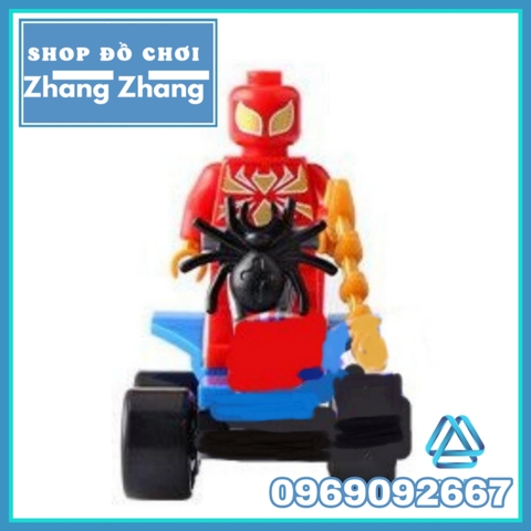 Xếp hình Người nhện Spider Man Homecoming Morales Venom Iron Spider Lego Minifigures Sy630