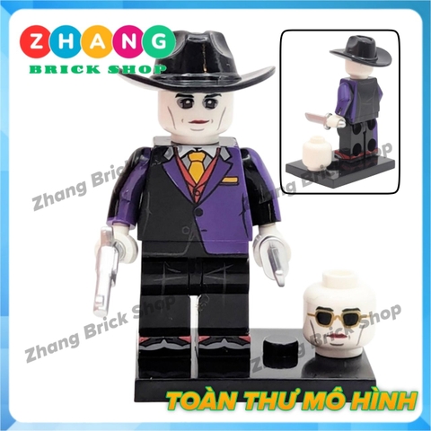 Mô hình nhân vật người dơi batman Deadshot Robin Batgirl Jeromi Valeska G0189 Zhang Brick Shop