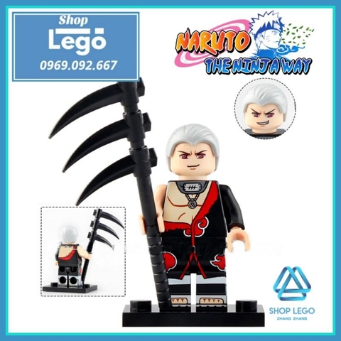 Xếp hình Naruto Sai - Hidan - Sarutobi Hiruzen - Orochimaru - Rock Lee- Aburame Shino Lego Minifigures KDL803