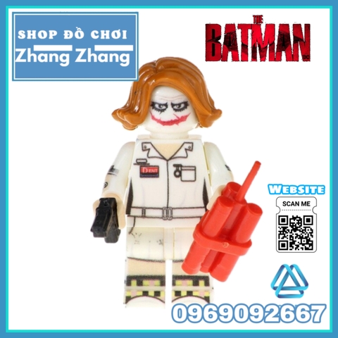 Xếp hình Deadpool Deathstroke Wonderwoman DC Joker Batgirl Red Hood Yellow Lantern Catwoman Lego Minifigures POGO PG8158