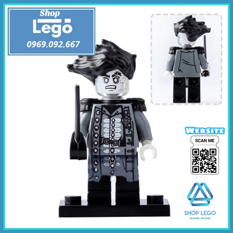 Xếp hình Cướp biển vùng Caribe Jack Sparrow - Carina - Salazar - Henry Lego Minifigures Pogo PG8048