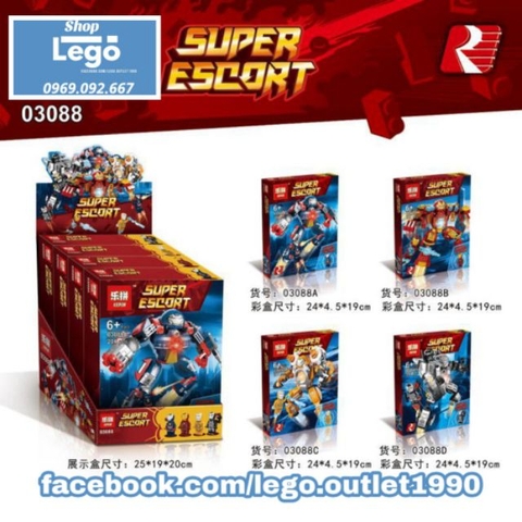 Xếp hình Lego Ironman Hulkbuster Lepin 03088