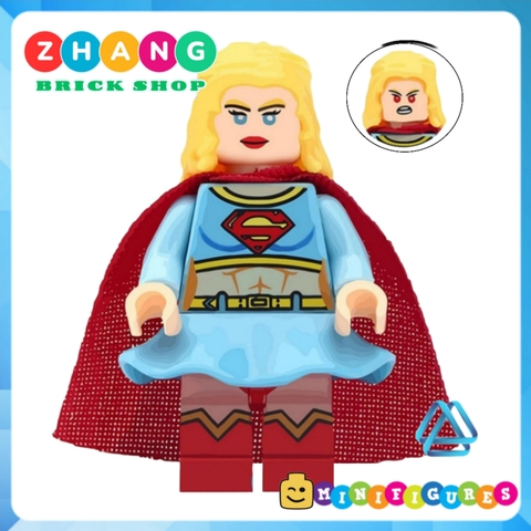 Xếp hình Falcon Overgirl Captain American AnimalMan Batman Ninja Robin Supergirl Lego Minifigures Xinh Koruit WM6033