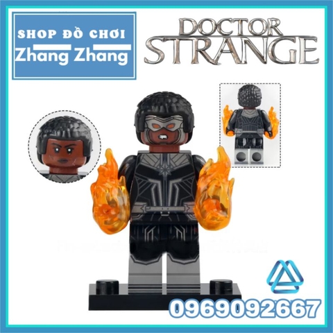 Đồ chơi xếp hình Doctor Strange Black Bolt - Mr Fantastic - Captain Marvel - Clea America Chavez Minifigures Xinh X0338