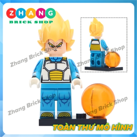 Xếp hình Dragon Ball Chi-Chi - Grand Priest Gotenks Xeno Goku Tien Shinhan Bardock Vegeta Lego Minifigures Koruit KT1011