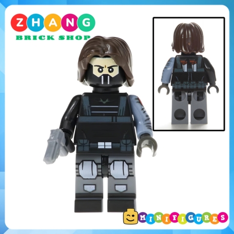 Xếp hình Luke Cage - Electrocutioner - Supergiant - Meteorite Siêu anh hùng Marvel & DC Lego Minifigures POGO PG8117