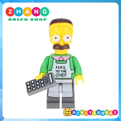 Đồ chơi xếp hình Gia đình Simsons Bartman - Marge Homer Nelson - Flanders Bart Milhouse Kopf KF6039